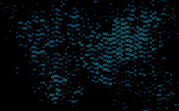 Light Blue, Green vector background with bubbles. Beautiful colored illustration with blurred circles in nature style. Design for posters, banners.