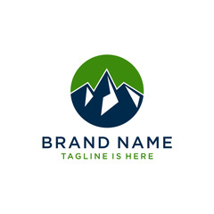 Mountain icon Logo Template Vector illustration design