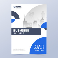 Promotional cover design or brochure for business or corporate sector.