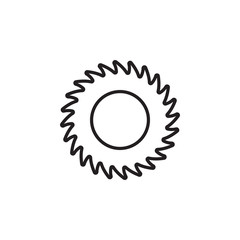 Sawmill graphic design template vector isolated illustration