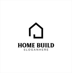 Real Estate Logo Line design vector template Linear style . House logo Line. Home Logo Line	