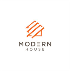 Real Estate Logo Line design vector template Linear style . House logo Line. Home Logo Design Business Company
