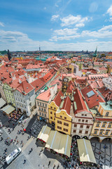 Naklejka na ściany i meble Old Town Square in Prague, Czech Republic.