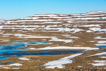 Lake on Putorana Plateau, Taimyr. Krasnoyarsk region