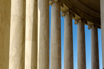 Exterior View of Jefferson Memorial in Washington DC