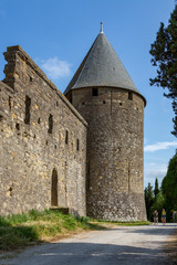Fototapeta na wymiar Carcassonne - southwest France