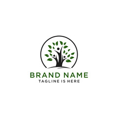 Fun people Healthy Life Logo template