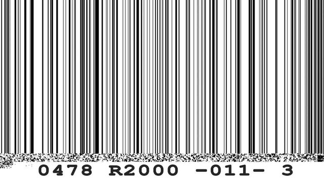 barecode abstract background with differents code scan numbers