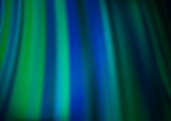 Dark Blue, Green vector pattern with lines, ovals. Colorful illustration in abstract marble style with gradient. The elegant pattern for brand book.