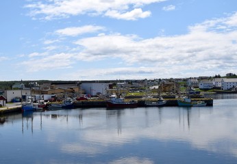 harbour landscape in the town of Bonavista, Bonavista Peninsula Newfoundland and Labrador, Canada 