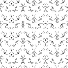 Elegant flourish vintage pattern for wedding and greeting cars design.