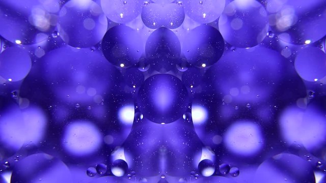 Drops of oil on the water. A bewitching waltz of swirling colored bubbles. Abstraction on the verge of hallucinations.