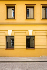 Fototapeta na wymiar Modern street wall