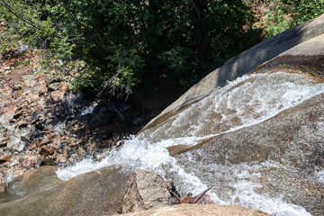 waterfall in Colorado forest