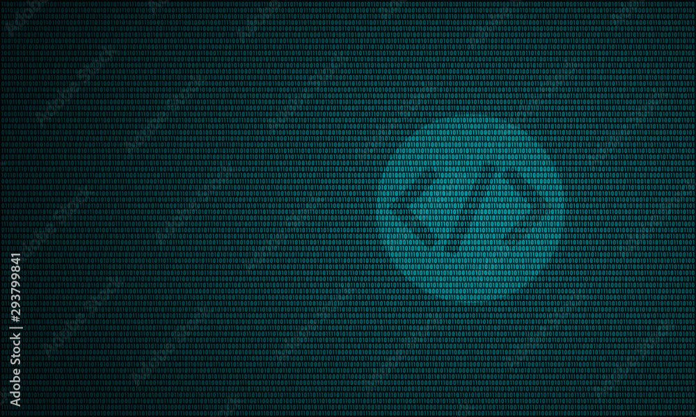 Poster digital code development light