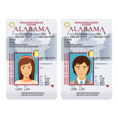 Vector Template Of Sample Driver License Plastic Card For Taiwan Wall Mural Alexoakenman