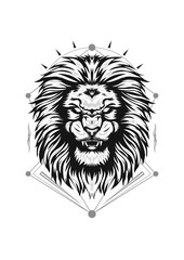 Lion simple logo