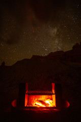 USA Utah Milchstrasse Sterne Camping