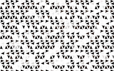 Light Black vector backdrop with lines, triangles. Abstract gradient illustration with triangles. Pattern can be used for websites.