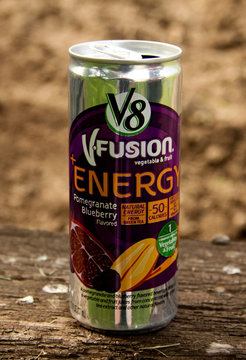 Can Of V8 V-Fusion Drink