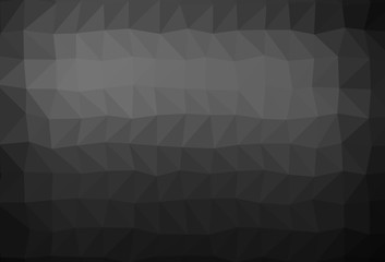 Obraz premium Dark Silver, Gray vector abstract polygonal texture.