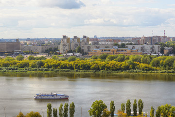 Obraz premium The Volga river in Nizhny Novgorod