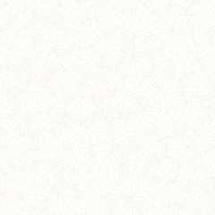 Vector Fall Autumn Leaves Texture in Beige White Seamless Repeat Pattern