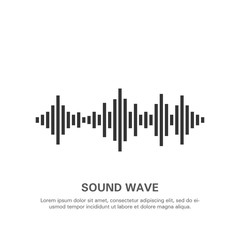 Naklejka premium Illustration of an isolated sound wave on a white background 7.