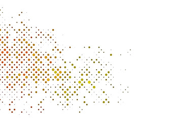 Light Green, Yellow vector layout with circle shapes. Beautiful colored illustration with blurred circles in nature style. Template for your brand book.