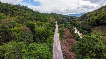 road in mountains