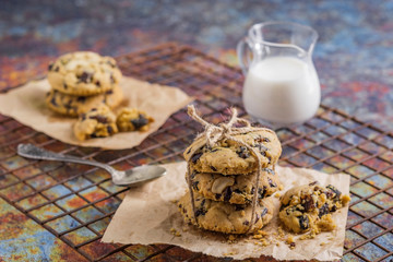 cookies and milk