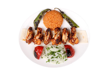 Photos of special and famous turkey barbecues for your restaurant and hotel menus tavuk kanat Fresh barbecue with chicken