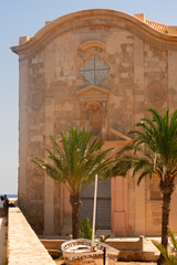 Isla de Tabarca  enfrente de el pueblo costero de Santa Pola en la provincia de Alicante(España)