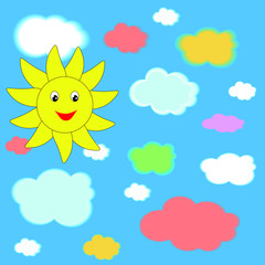 sun and clouds