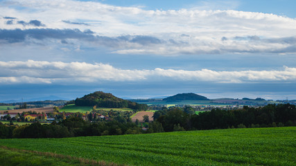 Fototapeta na wymiar Hutberg hill near Schoenau-Berzdorf, Saxony / Germany