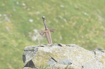 Excalibur Sword in the stone