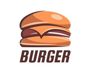 The poster in vintage style, retro fast food banner, emblem, signboard. Vector illustration of retro street food festival. Illustration grunge texture.