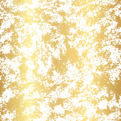Vector gold grunge texture. Patina scratch golden elements. Sketch surface to create distressed effect. Hand drawn grain graphic design. Stylish modern background decoration.