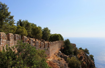 Alanya Fortress is a medieval fortress in the city of Alanya in southern Turkey.