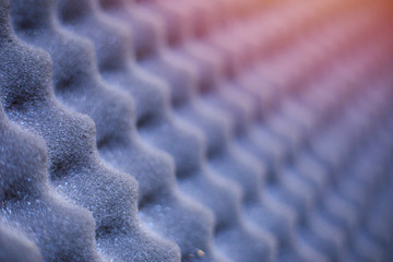 studio sound acoustical foam Background,Soundproof wall in sound studio