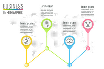 Presentation business infographic