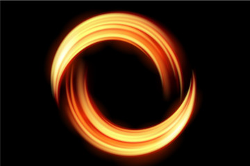 background light curve glowing effect on isolated  for text and message design