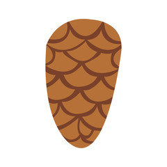 autumn nut seasonal isolated icon