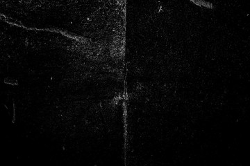 Distressed Black Scratchy Film Chalkboard Texture - Image