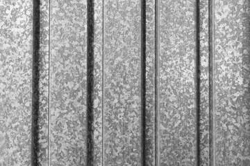 Fototapeta premium Corrugated zinc metal texture background. galvanized profiled sheet.