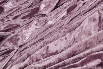 The fabric is a lilac velvet background texture