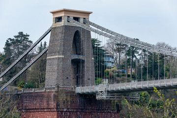 Fototapeta premium Bristol suspension bridge tower