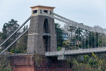 Bristol  suspension bridge tower