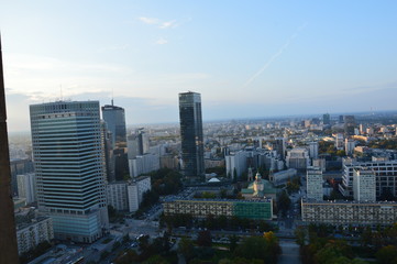 Fototapeta premium Warsaw Panorama