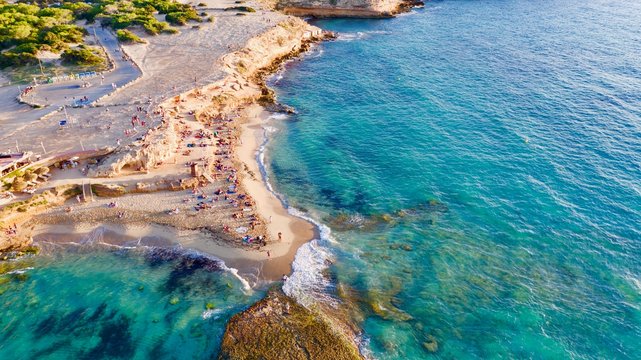 Cala Comte, Mar, Playa, Gnete, Puesta del Sol 